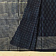 Exclusive Dabu Block Printed - Cotton Indigo Saree