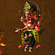 shop Handmade Wooden toy - Flying Ganesha on Mushak (Two Color Options)