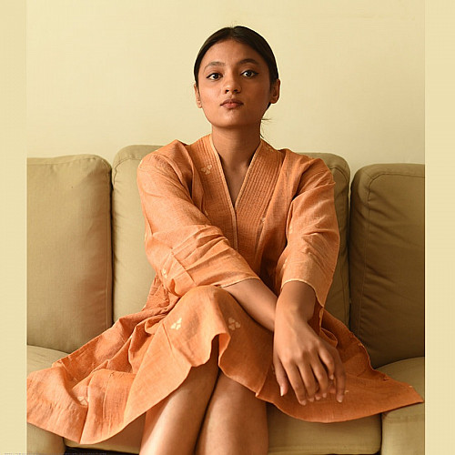 Online Jamdani Handloom Cotton Dresses| Indian craft store