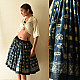 shop Natural Dyed Ajrakh Block Printed -Skirt