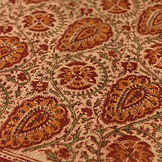 A finite infinity ❧ Kalamkari Natural Color Dhurrie ( 2 X 3 ) - C