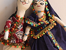 Dhingli | Cotton Handmade Traditional Doll - Set of Two