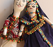 Dhingli | Cotton Handmade Traditional Doll - Set of Two