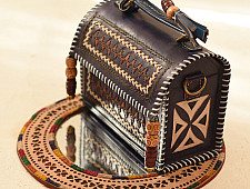 Be Nomadic | Kutchi Embroidery With Leather - Sling Handbag / Purse