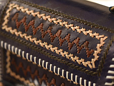 Be Nomadic | Kutchi Embroidery With Leather - Sling Handbag / Purse