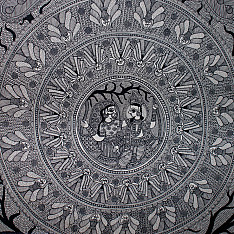 Aripan | Madhubnai Painting - Krishna Raas