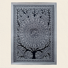 Aripan | Madhubnai Painting - Krishna Raas