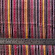 Hand Woven Fabric - Multi Color Stripes