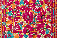 Treasure Trove ~ Rabari Embroidery - Kutchi Old Wall Piece / Chakda