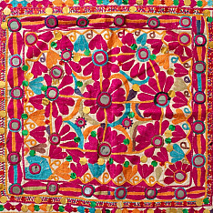 Treasure Trove ~ Rabari Embroidery - Kutchi Old Wall Piece / Chakda