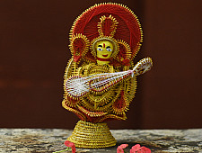 Dhaana Murti . Paddy Craft | Saraswati (Red)