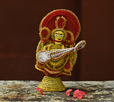 Dhaana Murti . Paddy Craft | Saraswati (Red)
