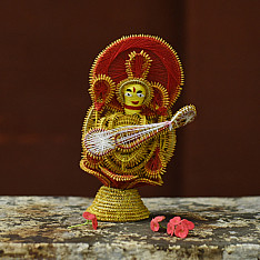 Dhaana Murti . Paddy Craft | Saraswati (Red)