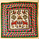 Gujrat Bead Work - Old & Antique Wall Hanging - Shreenathji