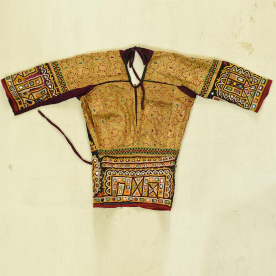 Hand Embroidered Kutchi Old Blouse