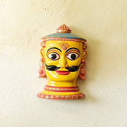 Handmade Wooden Mask - Suraj
