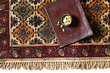 A finite infinity...Kalamkari Natural color Durri ( 4 X 6 ) ❧ P