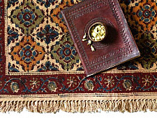 A finite infinity...Kalamkari Natural color Durri ( 4 X 6 ) ❧ P