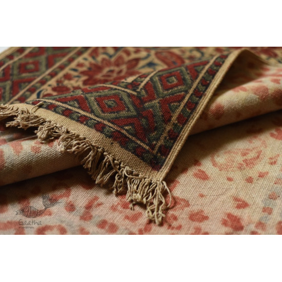 Kalamkari Natural color Durri ( 2 X 6 ) - B