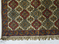 A finite infinity...Kalamkari Natural color Durri ( 4 X 6 ) ❧ Q