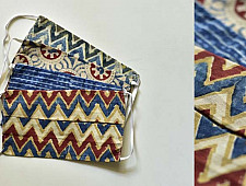 Be safe & stylish ✜ Cotton Layered Mask ( Set of 4 ) ✜ M 