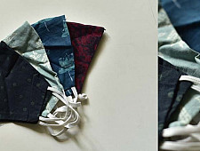 Be safe & stylish ✜ Cotton Layered Mask ( Set of 4 ) ✜ N 