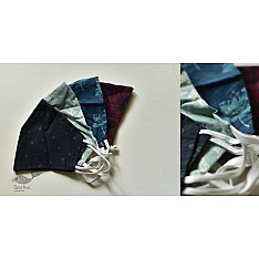Be safe & stylish ✜ Cotton Layered Mask ( Set of 4 ) ✜ N 