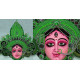 shop handmade chhau mask from bangal - ambika