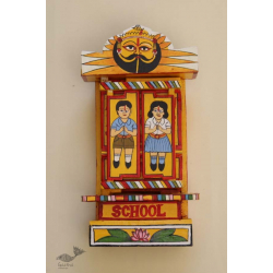 कथनिक ☀ Kaavad ~ School { Yellow 29 cm } - 142