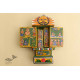 कथनिक ☀ Kaavad ~ A Wooden Shrine (Green - 20 cm) ~ 135