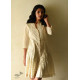 shop Handloom Cotton Designer Off White Dress