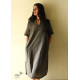 shop Handloom Cotton Carbon Black Dress