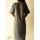 shop Handloom Cotton Carbon Black Dress