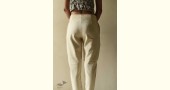 shop Handloom Cotton Designer Girls Off White Trouser 