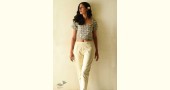 shop Handloom Cotton Designer Girls Off White Trouser 
