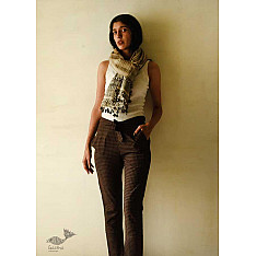 Handloom Cotton - Checks Girls Trouser / Pant