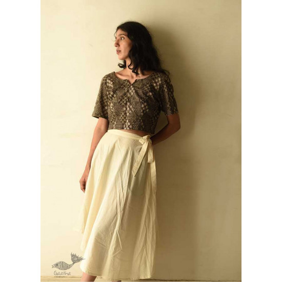 shop Handloom Cotton Designer A-Line Skirt