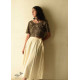 shop Handloom Cotton Designer A-Line Skirt