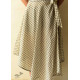 shop Handloom Cotton Designer A-Line Checks Skirt