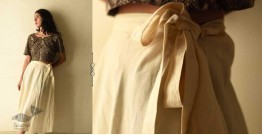 Handloom Cotton Designer A-Line Skirt