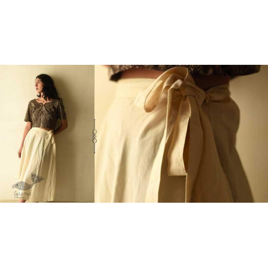 shop Handloom Cotton Designer A-Line Skirt