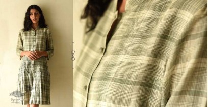 Handloom Cotton Designer Dress - A