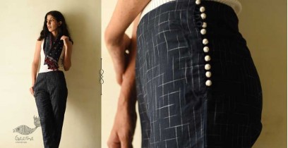 Handloom Cotton Designer Girls Trouser 