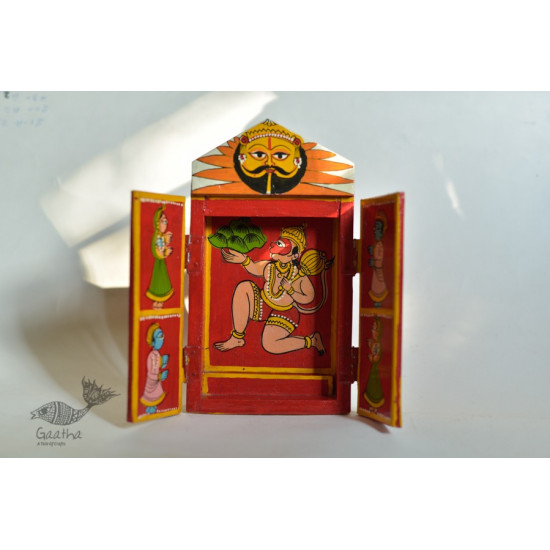 कथनिक ☀ Kaavad a Wooden Shrine - Hanuman { Single piece } ~ 4