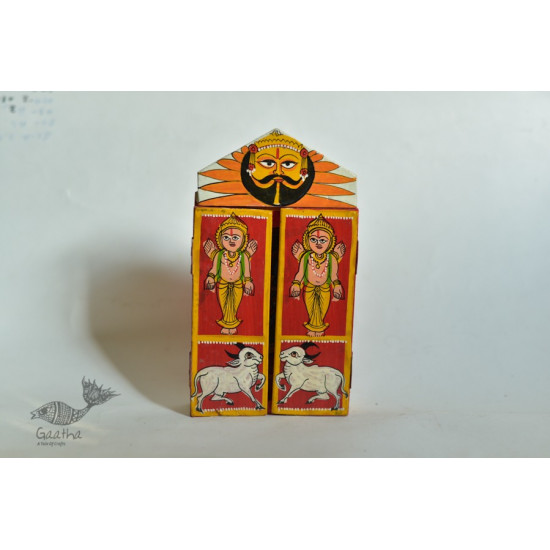 कथनिक ☀ Kaavad a Wooden Shrine - Bal Krishna { Single piece } ~ 3