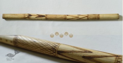 Bansuri . बाँसुरी ⠇Music Instrument - Bamboo Revolving Flute - Arrow Motif