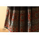 shop Ajrakh printed Long Skirt With Natural Dyed - Black & Red