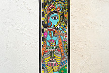 Madhuban . मधुबन ❁ Madhubani Painting - Krishna