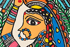 Madhuban . मधुबन ❁ Madhubani Painting - Radha