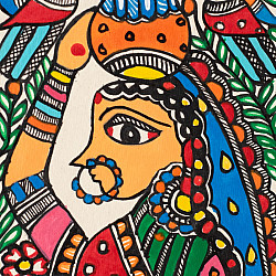 Madhuban . मधुबन ❁ Madhubani Painting - Radha